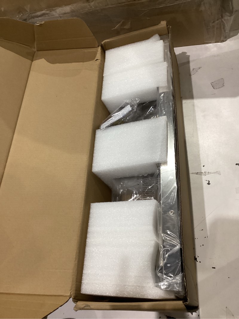 Condition photo showing Good Condition for OKELI 3 Light Bathroom Vanity Light Brushed Nickel Modern 24W LED Dimmable Vanity Light Over Mirror 350° Adjustable Lamp Head Cold White 6000K ETL Listed 22Inch Brushed Nickel - Dimmable 3-Light, 22 Inch