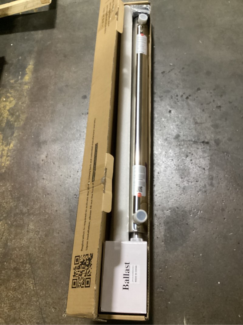 Condition photo showing As Is for ispring uvf55fs whole house uv water filter with smart flow sensor switch, 55w, 12 gpm