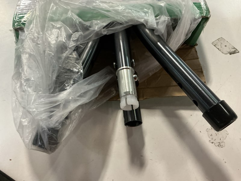 Condition photo showing As Is for Hold 440 lbs Folding Canes with Seat Walking Stick Height Adjustment Cane Seat Capacity Frosted Handle with Magnetic Therapy Stone Crutches Stool Square LED