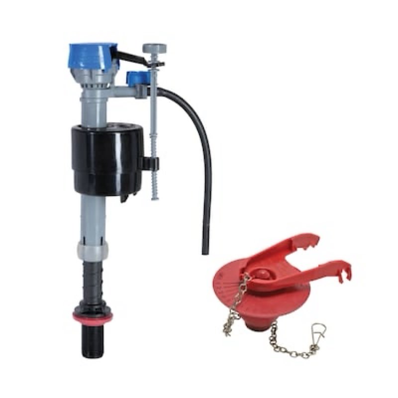 fluidmaster universal toilet fill valve and 2-in flapper kit