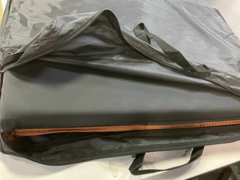 Condition photo showing Good Condition for FURTIME XL Back Seat Extender for Dogs, Hard Bottom Dog Car Seat Cover for Truck Back Seat, Upgraded PU Leather Waterproof Anti-Scratch, Large Space Back Seat Cover for Full Size Truck SUV Black For Full Size Truck /Full Size SUV