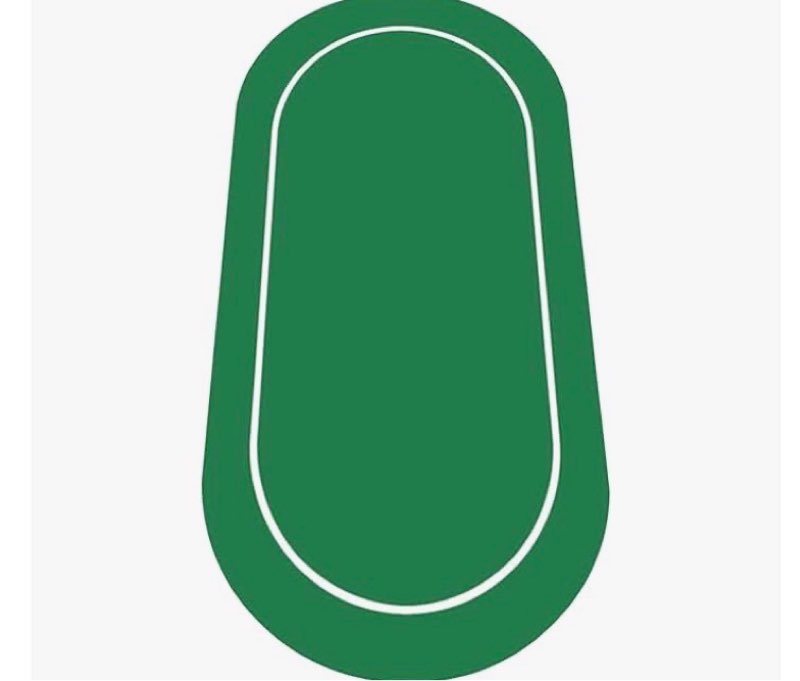 nuveti 47 x 24inch poker mat poker table top, portable texas hold'em poker table topper, foldable po