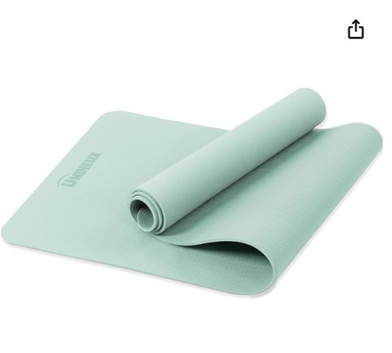 UMINEUX Yoga Mat Extra Thick 1/3'' Non Slip Yoga Mats for Women Eco Friendly TPE Fitness Exercise Mat with Carrying Sling & Storage Bag