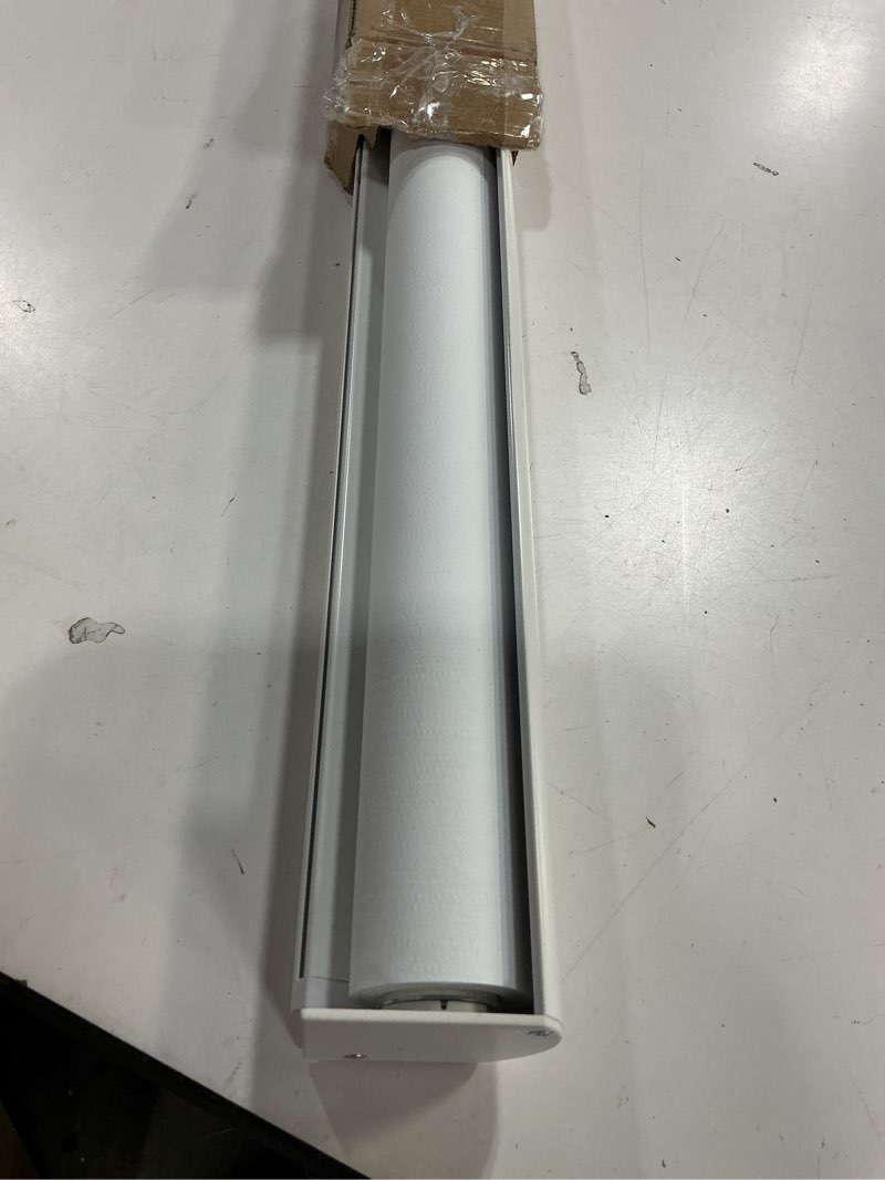 Condition photo showing Good Condition for musclearea motorized blinds with remote smart blinds for window blackout roller shades cordless automatic shades electric blinds compatible with alexa & google assistant, white, 34" w x 72" h