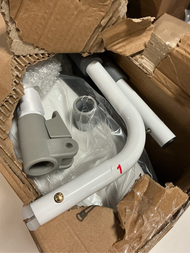 Condition photo showing Good Condition for wehwupe raised toilet seat with handles for elderly - toilet seat risers for seniors with adjustable padded arms - elevated toilet safety seat for standard or elongated commode