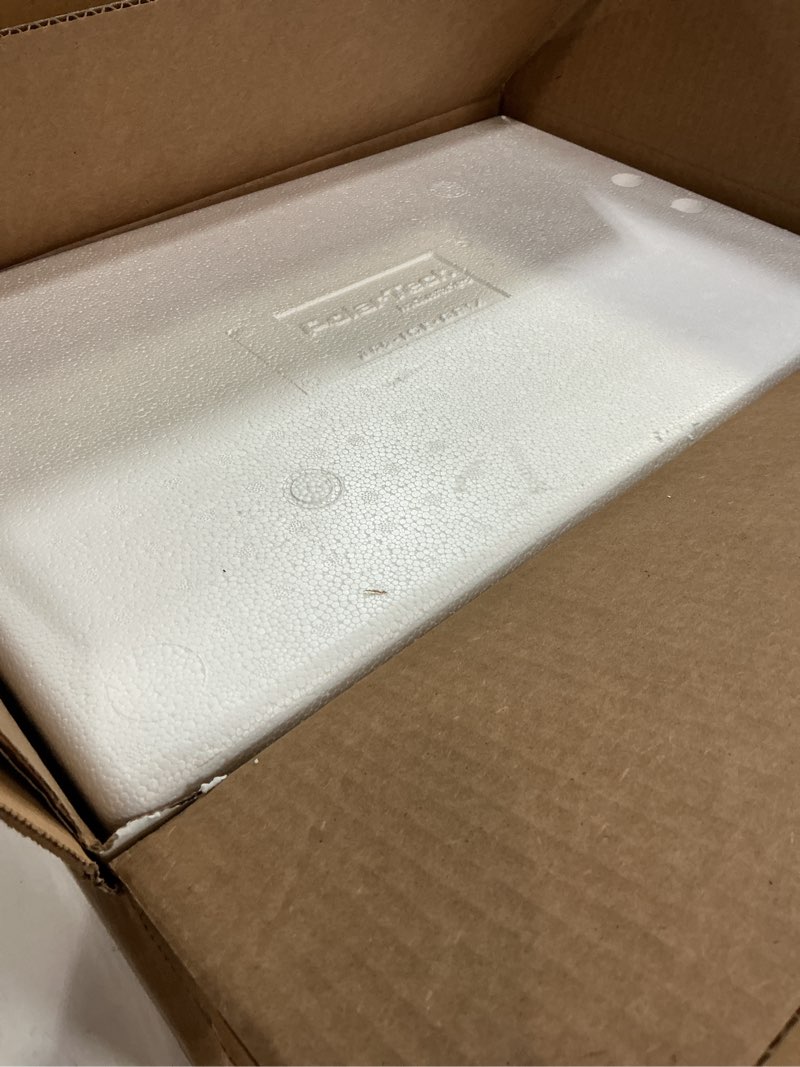 Condition photo showing Good Condition for un20a thermo chill insulated carton with foam shipper, medium, 17" length x 10" width x 8-1/4" depth, original version