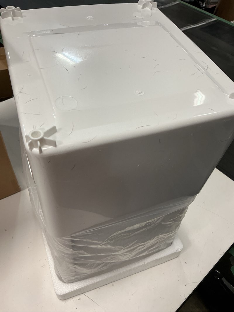 Condition photo showing As Is for portable air conditioners, 2.5 gal evaporative cooling fans that blow cold air, 3 speed portable ac unit, quiet swamp cooler w/timer & remote, windowless air conditioner for bedroom office garage white