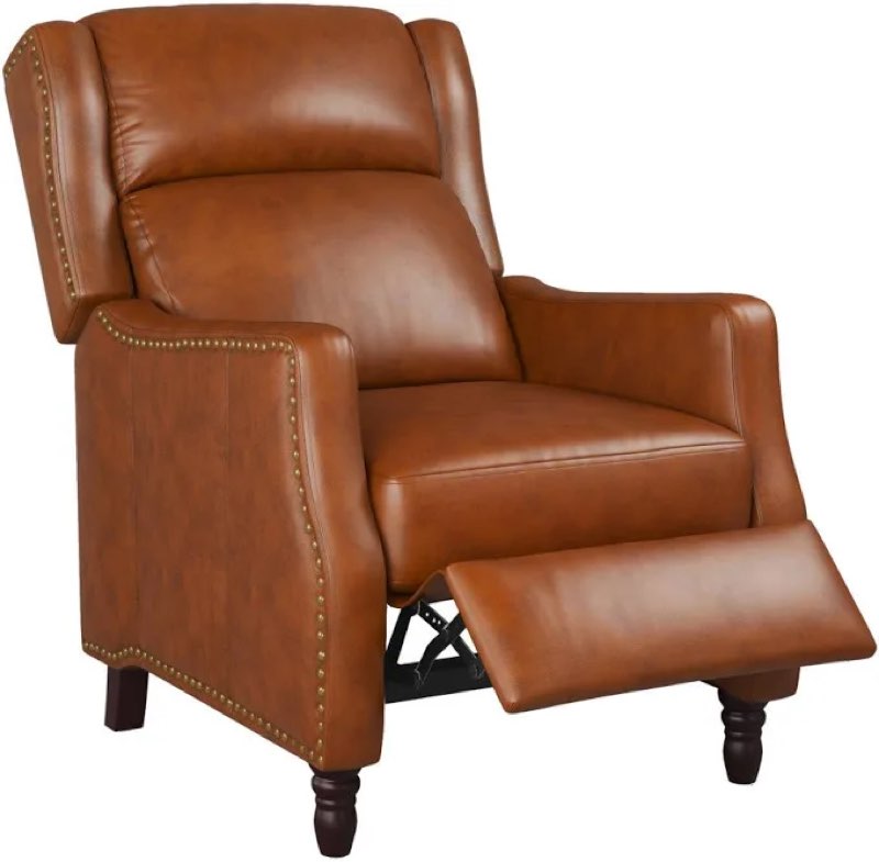 Alcott Hill Lange Genuine Leather Recliner