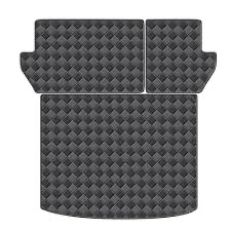 wdyoys cargo mat & backrest mats for 2011-2025 mitsubishi outlander sport accessories, all weather w