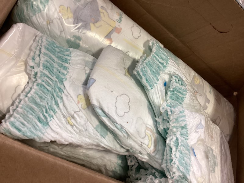 Condition photo showing Good Condition for Pampers Diapers - Swaddlers 360° - Size 3, 156 Count, up to 100% Leakproof Comfy Dry Fit, Designed for Easy Changes, Pull On Baby Diaper (Packaging May Vary) Size 3 156