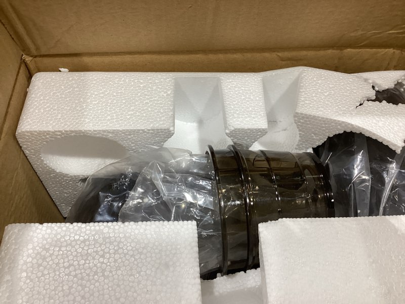 Condition photo showing Good Condition for cold press juicer machines slow masticating high yield pulp separation can make fruit ice cream multi-functional for home commercial use wide feed chute (black)