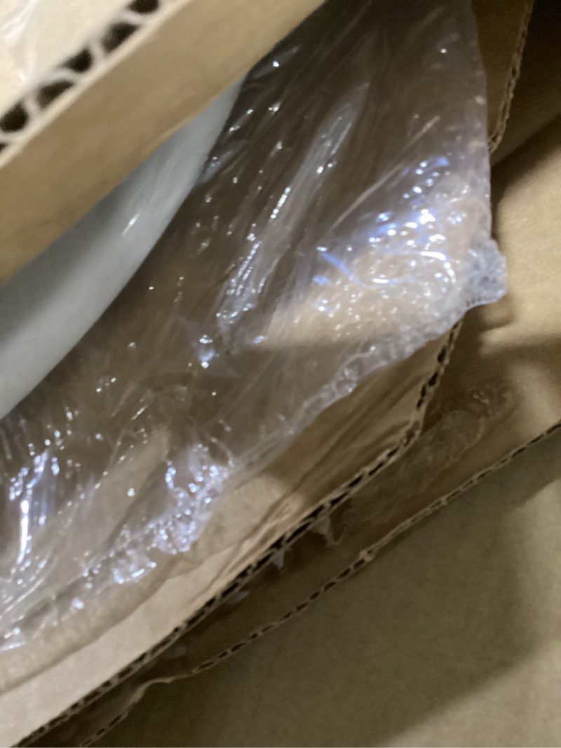 Condition photo showing As Is for bemis 500ec 390 toilet seat with easy clean & change hinges, 1 pack round, cotton white