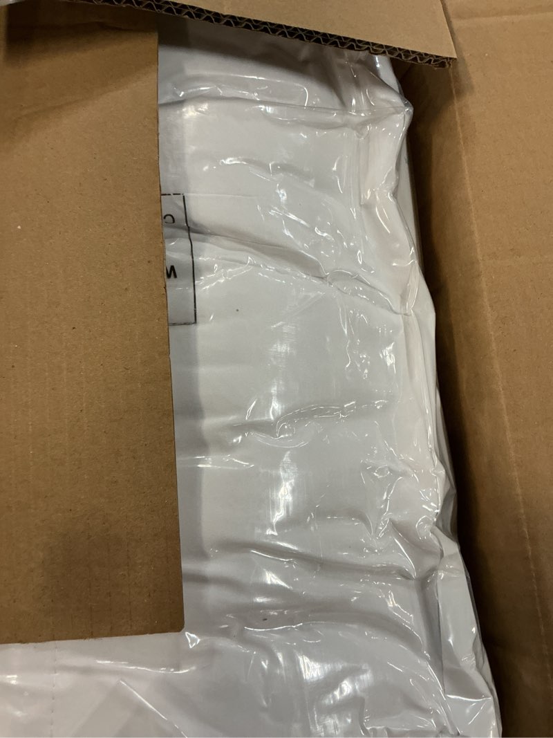 Condition photo showing New/Like New for king mattress topper - extra thick mattress pad cover - pillow top with soft breathable spiral fiber filling, 8-21 inch deep pocket, cooling, white white king