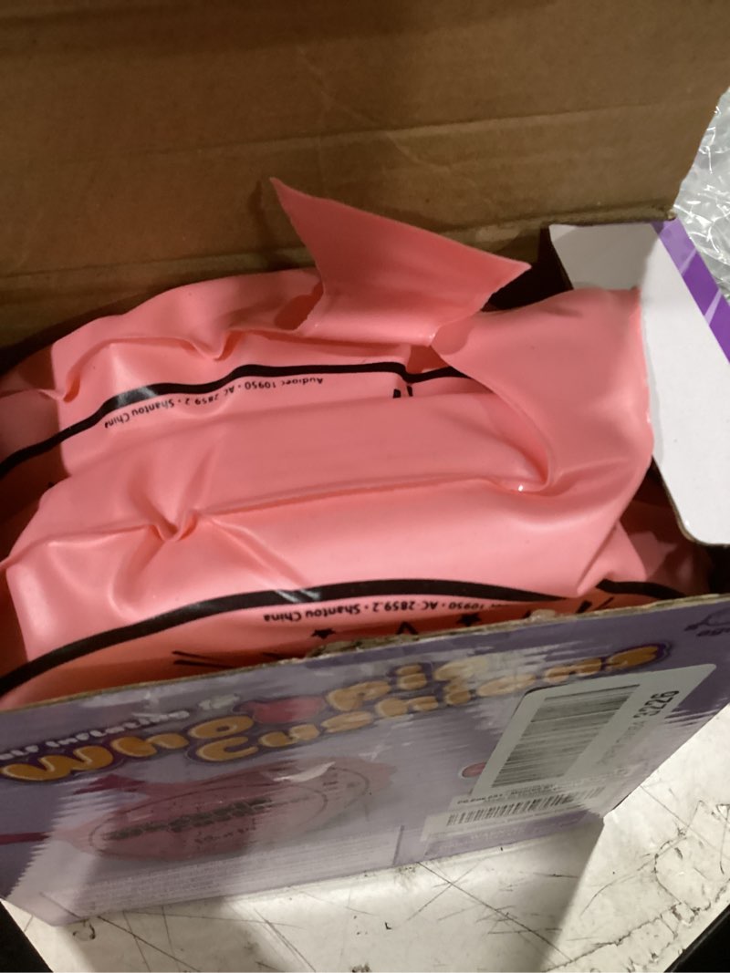 Condition photo showing As Is for artcreativity self inflating whoopie cushion, 2 pack, 7 inch whoopee cushions goodie bag stuffers, classic prank toys for boys and girls, party favors and gag gifts for kids, whoopie makes gas sounds