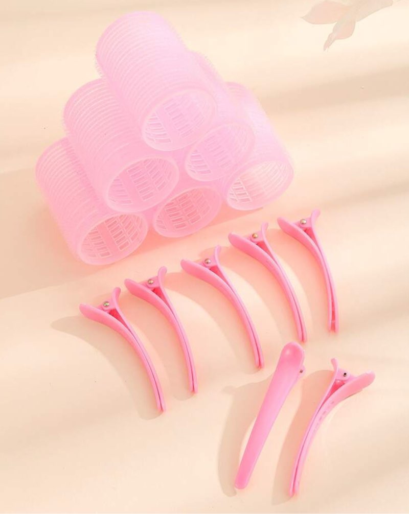 Self Grip Hair Roller Set, Hair Roller Set, Heatless Hair Curlers, Hair Rollers For Long Hair, Medium And Short Hair, 6pcs (Case of 6 Packs) 