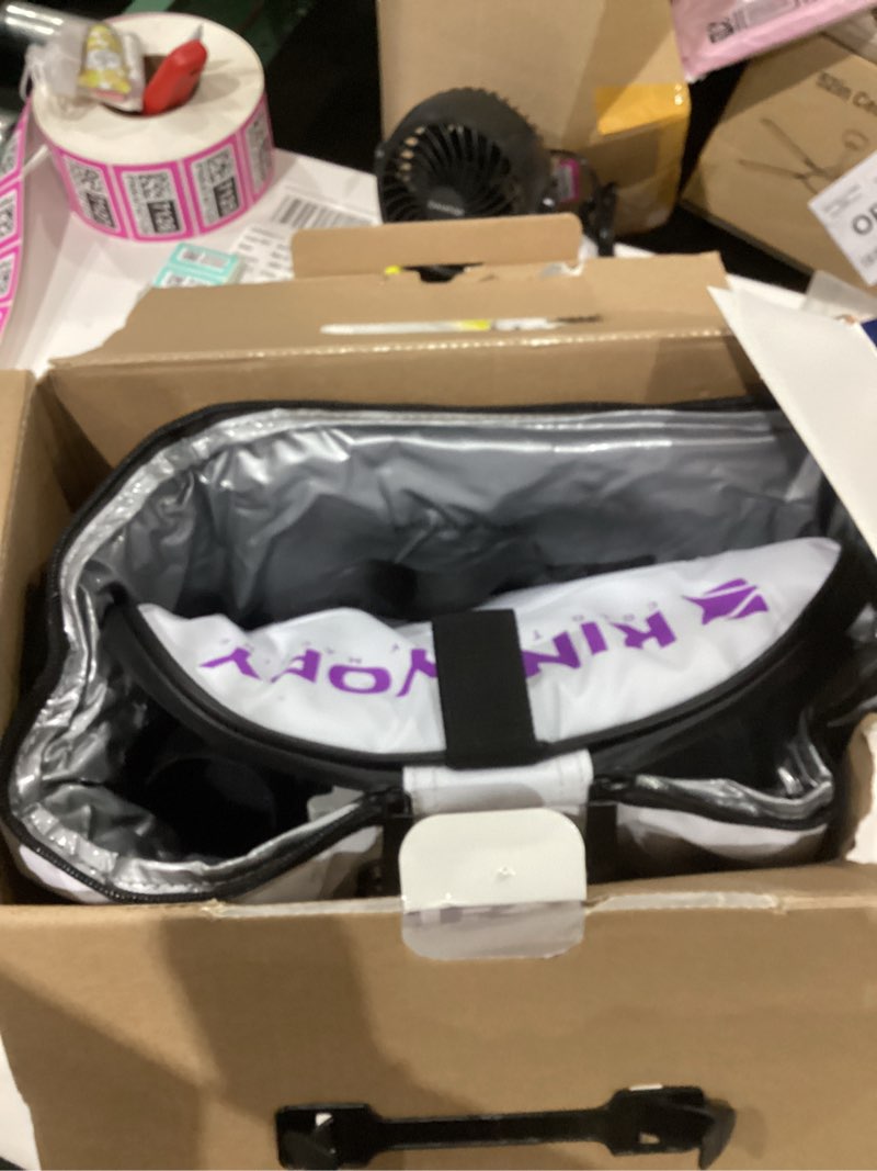 Condition photo showing As Is for Cold Therapy Machine with Programmable Timer, Portable Ice Machine for Knee After Surgery, Knee Replacement Recovery System, Cryotherapy Pain Relief w/Compression Pad Knee Pad+Machine