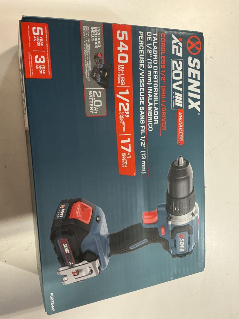 Condition photo showing New/Like New for 20v max brushless lithium-ion 1/2 in. cordless drill driver kit (2 ah)