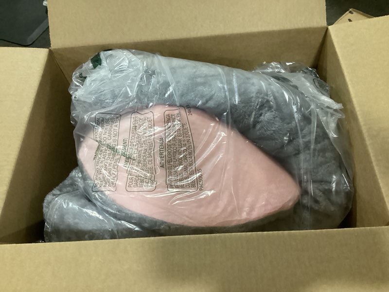 Condition photo showing Good Condition for Jiupety Cute Calming Dog Beds Clearance for Medium Small Dogs, Anxiety Bolster Dog Bed with Octopus Shape, Grey, M, Boho, Round Pet Bed Cat with Removable Cushion Medium Grey