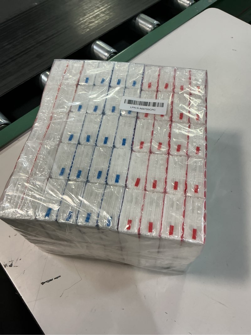 Condition photo showing New/Like New for Therwen 100 Pack Pocket Tissues Travel Packs Bulk 1000 Sheet Mini Tissues Bulk 3 Ply Small Travel Size Paper Individual Pocket Size (Multicolor)