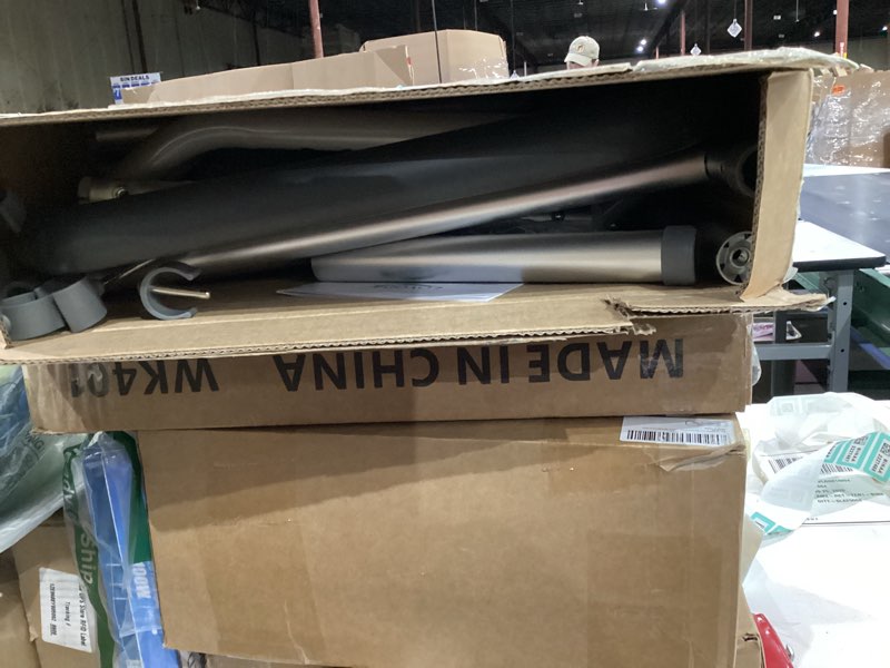 Condition photo showing As Is for Toilet Safety Rails,Height-Adjustable Toilet Frame Width-Adjustable Toilet Handles Foldable Toilet Rail Provides Support for Seniors ? Pregnant ?Disabled ?Gray?