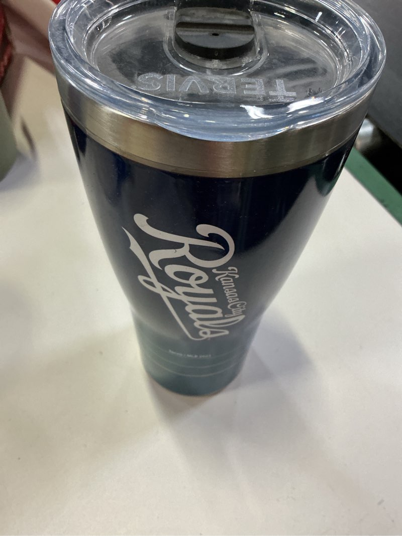 Condition photo showing New/Like New for tervis kansas city royals 30oz. ombre tumbler