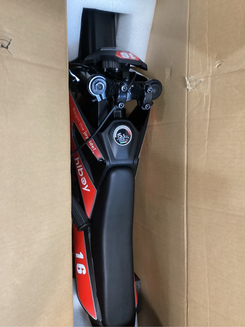 Condition photo showing Good Condition for Hiboy DK1 36V Electric Dirt Bike,300W Electric Motorcycle - Up to 15.5MPH & 13.7 Miles Long-Range,3-Speed Modes Motorcycle for Kids Ages 3-10 Red