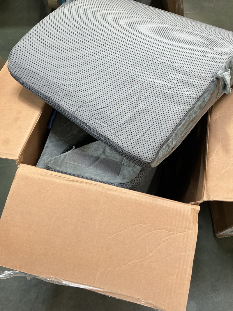 KingPavonini 6 PCS Bed Wedge Pillow Post Surgery, Orthopaedic Sleeping Wedge Pillow Set for Neck, Back and Leg Pain Relief, Acid Reflux, GERD, Memory Foam Pillow for Sleep Apnea with Travel Bag