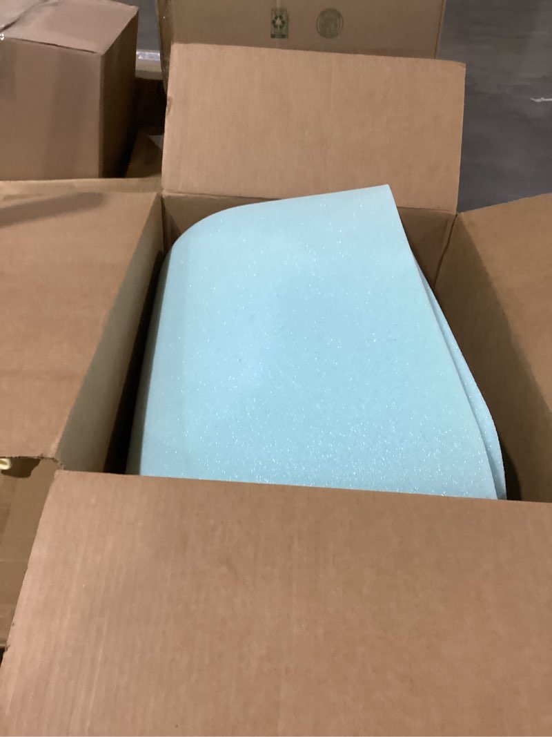 Condition photo showing New/Like New for Amazon Basics Cooling Gel-Infused Memory Foam Mattress Topper, CertiPUR-US Certified, 3 inches, Queen, Blue Queen 3" Memory Foam