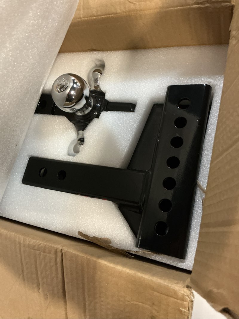 Condition photo showing Good Condition for ayleid trailer hitch tri-ball mount with hook&pin&rotatable tow shackle,fits 2-in receiver with 1-7/8-in,2-in,2-5/16-in hitch ball , adjustable with shackle c-adjustable with shackle