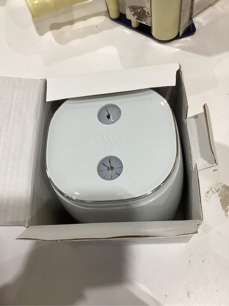 Condition photo showing As Is for Ultrasonic Retainer Cleaner with UV Sterilizer, 45kHz Dental Cleaning Machine for Dentures, Aligners, Mouth Guards, Braces & Jewelry – Portable 200ML Rechargeable Cleaning Pod W190MAX (White)