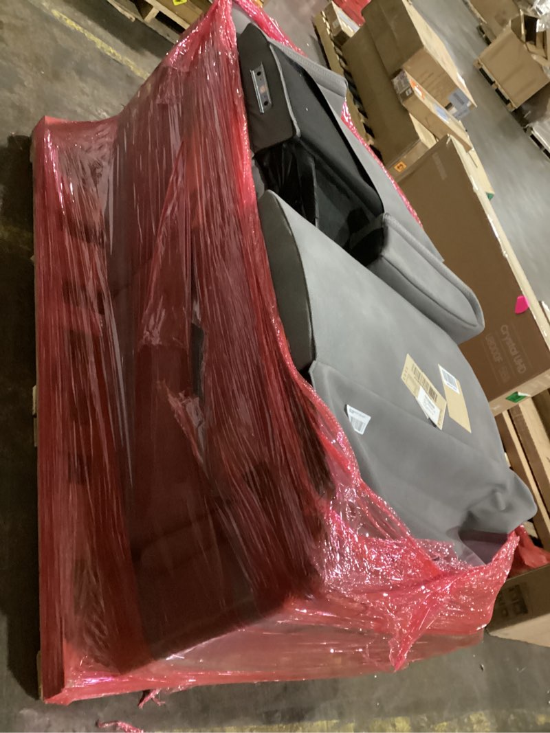 Condition photo showing Good Condition for Signature Design by Ashley Next-Gen DuraPella Faux Leather Zero Wall Power Reclining Sofa with USB, Slate Gray Grey Sofa