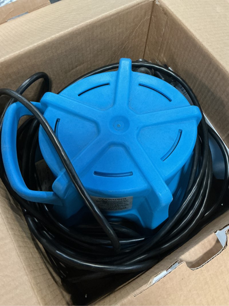 Condition photo showing Good Condition for little giant apcp-1700 115-volt, 1/3 hp, 1745 gph, automatic, submersible, swimming pool cover pump with 25-ft. cord, light blue, 577301