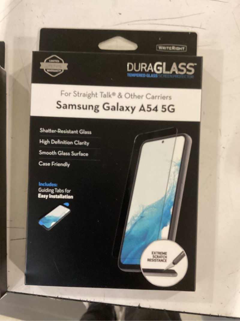 Condition photo showing New/Like New for duraglass tempered glass screen protector for samsung galaxy a54 5g