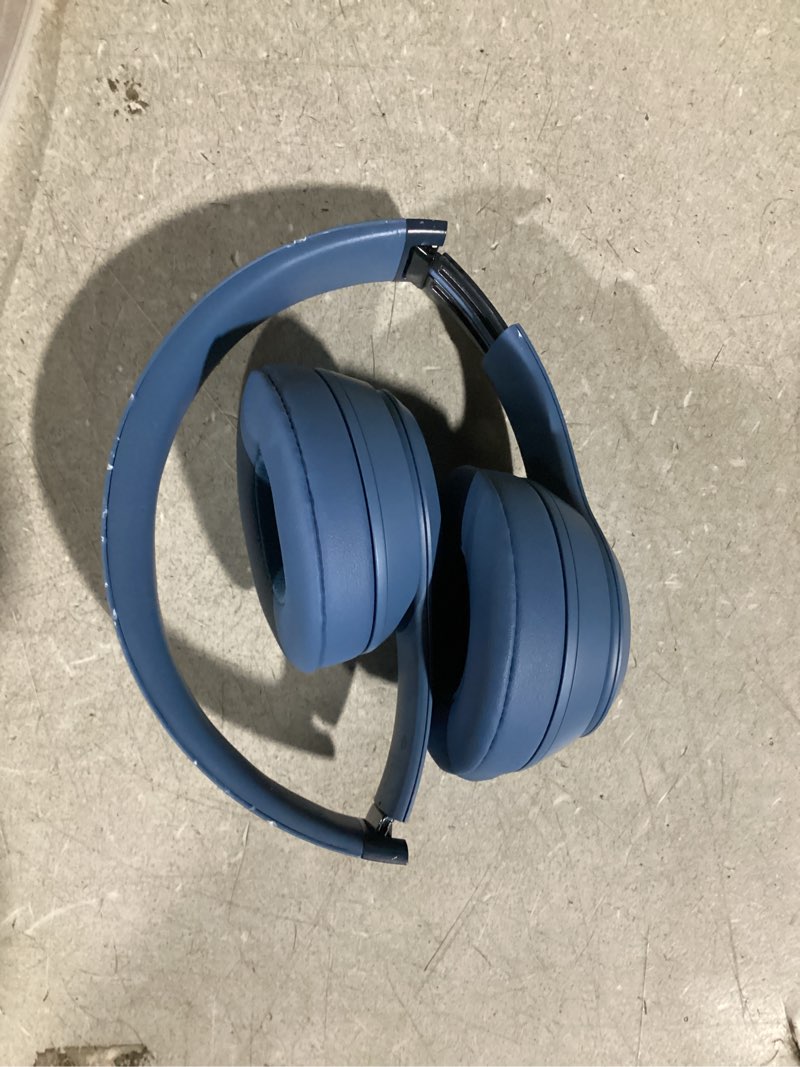 Condition photo showing As Is for Beats Solo 4 - Wireless On-Ear Bluetooth Headphones, Up to 50-Hour Battery Life, Ultra-Lightweight Comfort, Powerful and Balanced Sound, Apple & Android Compatible - Slate Blue Slate Blue Standalone