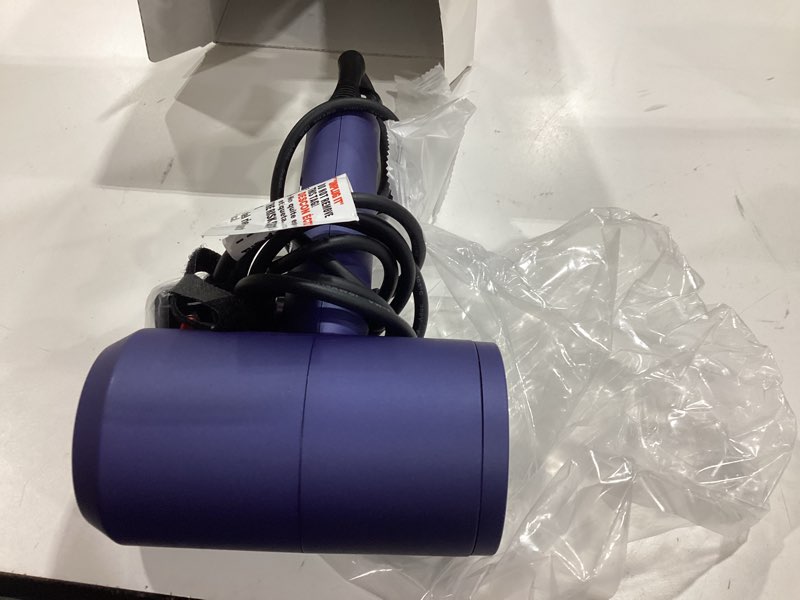 Condition photo showing Good Condition for slopehill professional ionic hair dryer, powerful 1800w fast drying low noise blow dryer with 2 concentrator nozzle 1 diffuser attachments for home salon travel (prussian blue)