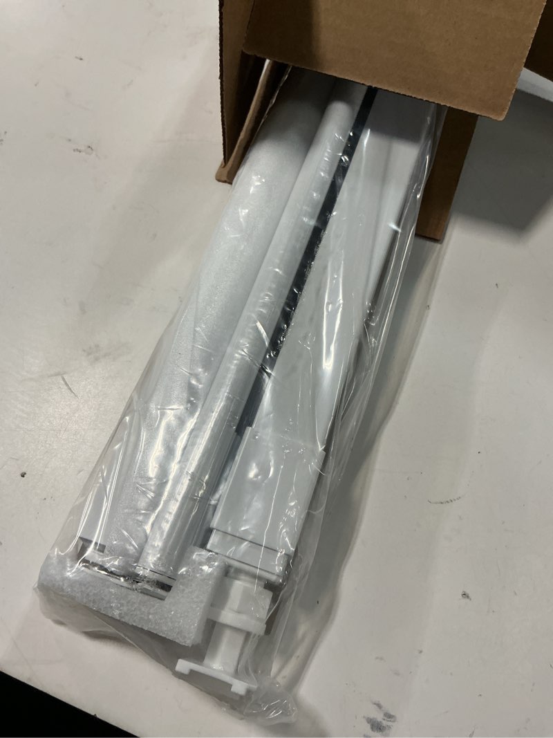 Condition photo showing Good Condition for LazBlinds No Drill Blinds for Indoor Windows, Blackout Roller Shades, Cordless Window Blackout Blinds, Thermal Insulated Fabric UV Protection for Home and Office, 27" W x 48" H, White Blackout-white 27" W x 48" H