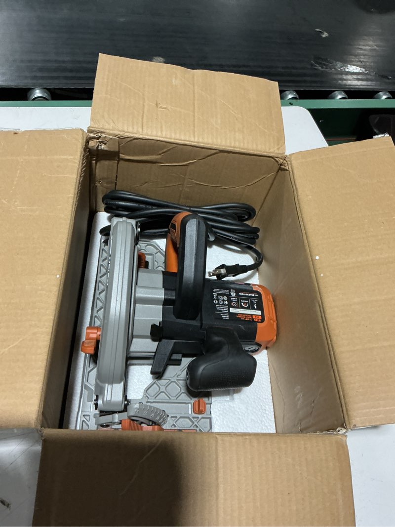 Condition photo showing item condition for Evolution Power Tools R185CCS 7-1/4" TCT Multi-Material Cutting Circular Saw, 7-1/4", Orange