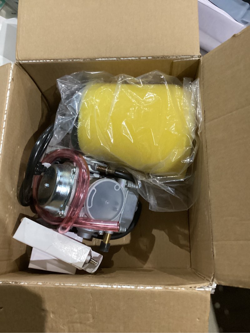 Condition photo showing As Is for carburetor replacement for suzuki eiger 400 ltf400 ltf400f 2x4 4x4 2002-2007, include oil filter air filter