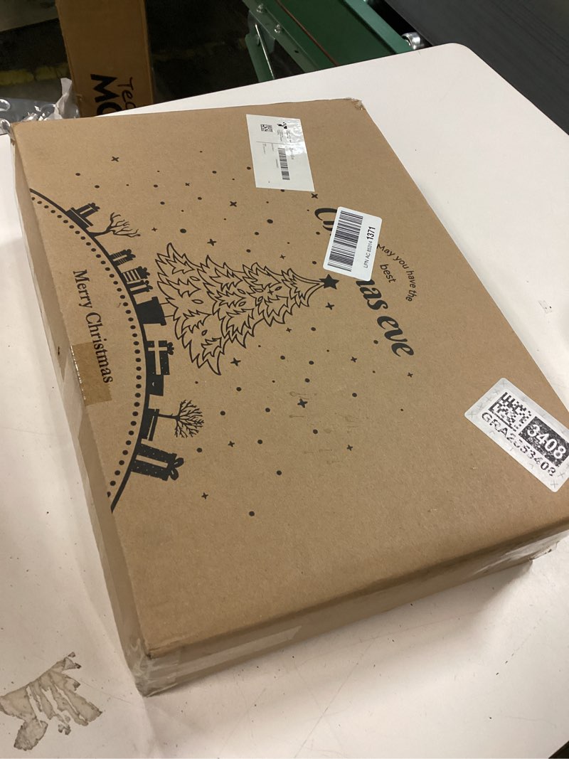 Condition photo showing New/Like New for 9FT Pre-lit Garland Christmas, Battery Operated Christmas Garland with Lights, Lighted Xmas Decorations Holiday Decor for Indoor Outdoor Mantle Stairs Door, Artificial Fireplace Garlands 1-Pack