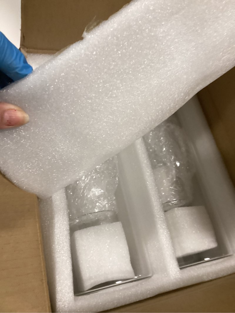 Condition photo showing New/Like New for 48 Pack Glass Cylinder Vases 4,6,8,10 Inch Tall Clear Flower Vase Hurricane Floating Candle Holder for Table Centerpiece Wedding Home Decor 48 Pack(4,6,8,10 Inch )