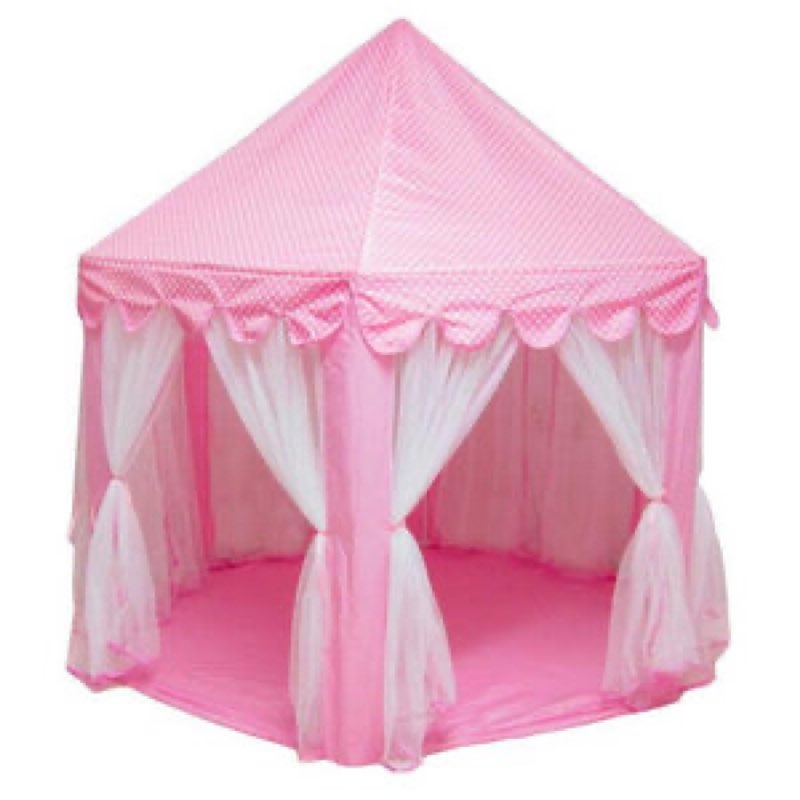 Portable Princess Castle Play Tent With Led Light (similar to stock photo)