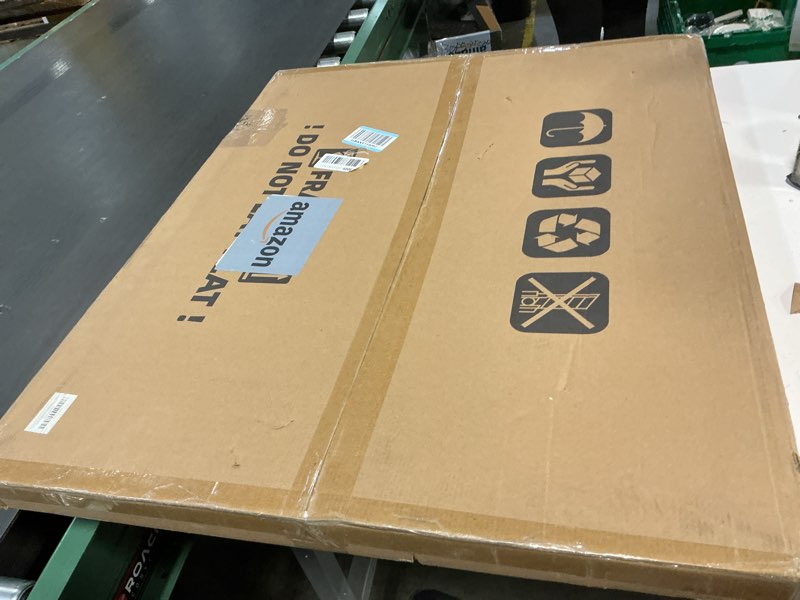 Condition photo showing New/Like New for 24x30 Frame Set of 2, Rustic Black Wood Style - Display 18x24 Picture Frame with Mat or 24 x 30 Poster without Mat, Wall Mounting Horizontal and Vertical Rustic Black 24x30 in