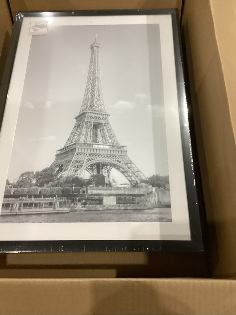 Condition photo showing New/Like New for ARTISTIC PATH Cityscapes Art Paris Landscape Picture: Eiffel Tower Graphic Print on Canvas (24''W x 36''H,Multi-Sized) 36"L x 24"W Eiffel Tower