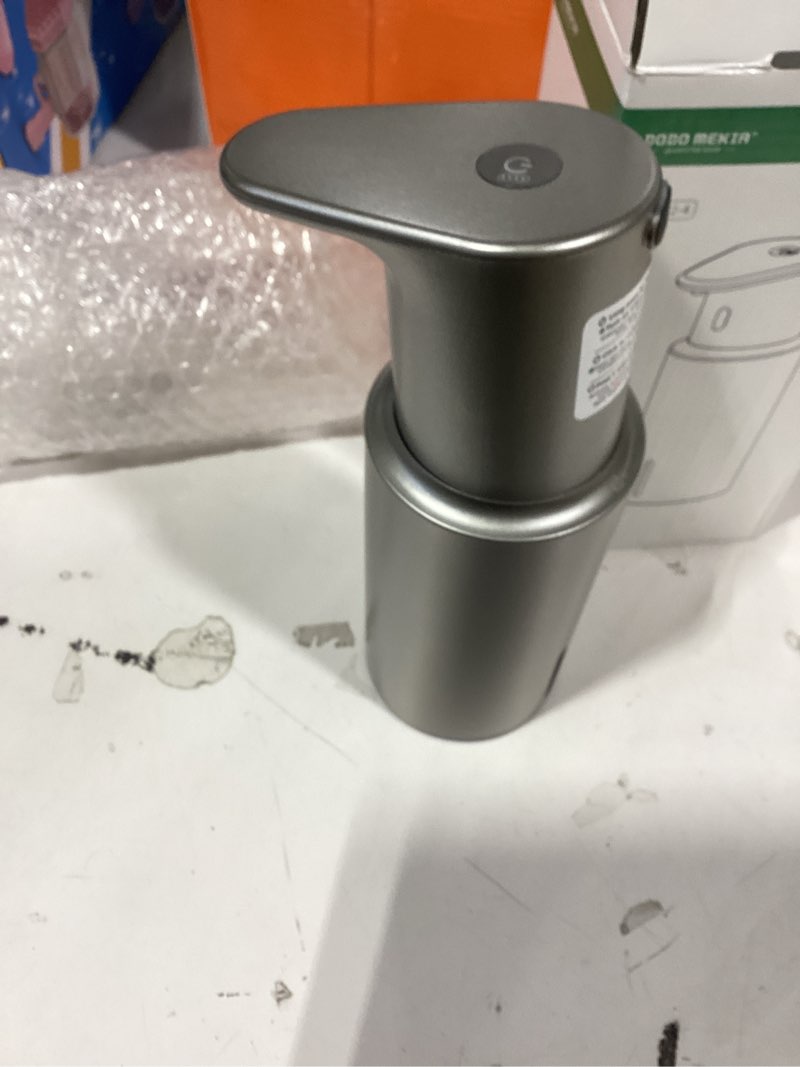 Condition photo showing Good Condition for Automatic Liquid Soap Dispenser Touchless, 304 Stainless Steel Bottle Body &16.2oz/480ml Rechargeable, 3 Adjustable Liquid Levels, IPX7 Waterproof, for Kitchen Bathroom, Stainless Steel Stainless Steel Liquid