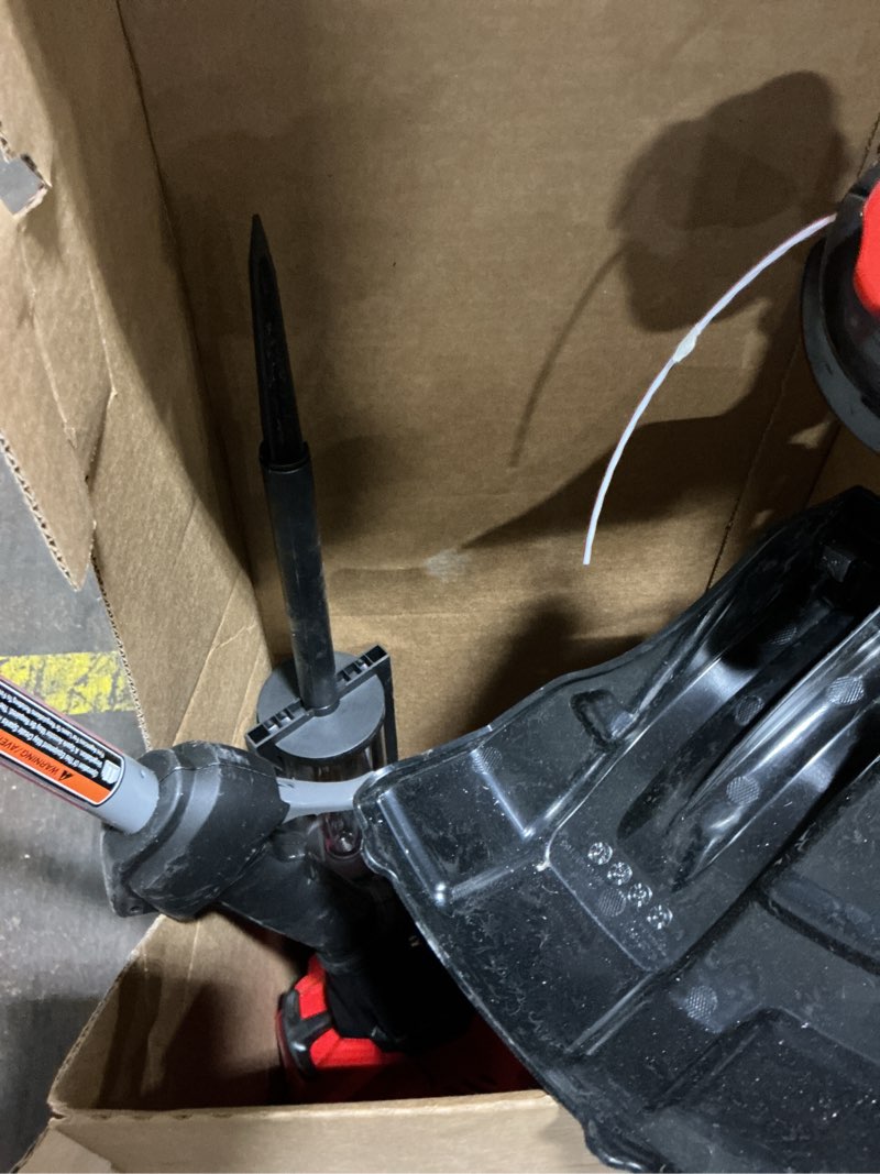 Condition photo showing As Is for craftsman ws2200 25-cc 2-cycle 17-in straight shaft attachment capable gas string trimmer