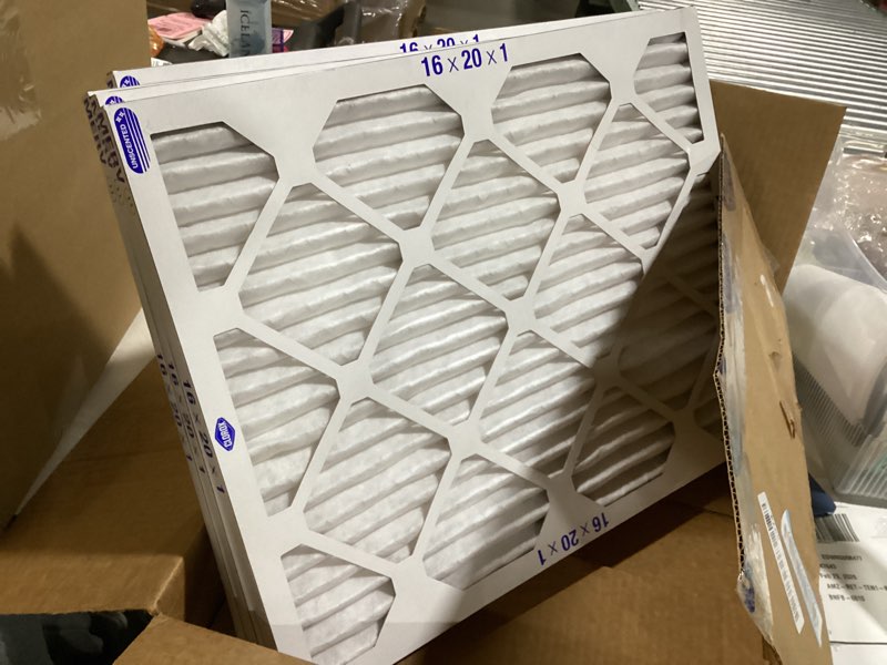 Condition photo showing New/Like New for Clorox 20x25x1 Air Filter, MERV 11 Pleated HVAC AC Furnace Air Filters, MPR 1000 & FPR 7 – Pack of 4