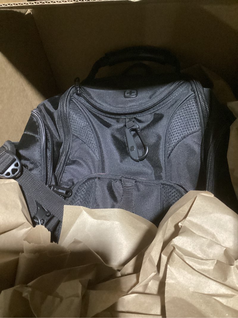 Condition photo showing New/Like New for SwissGear 1900 Scansmart Mini/Slim Version, Fits Most 13 Inch Laptops and Tablets, TSA Friendly Backpack, Black 16-Inch Black