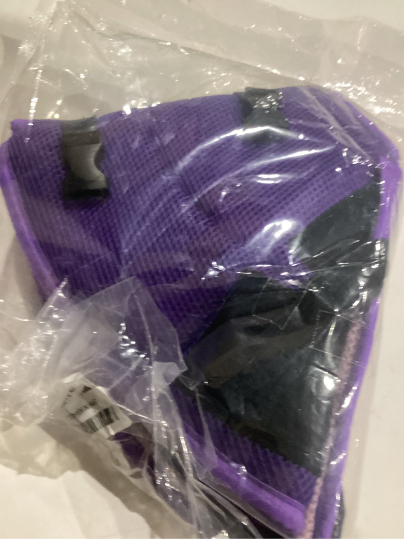 Condition photo showing As Is for Dog Cone Collar Soft Cone for Medium Dogs After Surgery Adjustable Elizabethan Collar for Dogs to Stop Licking Wounds, Biting Stitches Professional Pet Recovery Cones E-Collar for Dog M(Neck Girth:11.02"-14.17") Purple