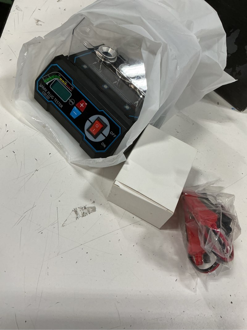Condition photo showing Good Condition for car spark plug tester with triple holes, ignition coil tester, spark tester 200-9000rpm lcd display 