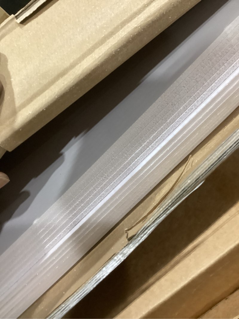 Condition photo showing Good Condition for 12 Pack Drop Ceiling Tiles 2ft x 2ft PVC Waterproof Panel Cover 5mm Washable and Fire-Rated Drop Tile 48 Sq. Ft - White White 2FT X 2FT